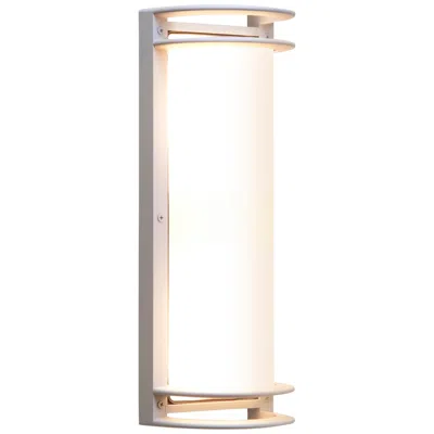 Access Bermuda 16 3/4" High Satin Bulkhead Led Outdoor Wall Light