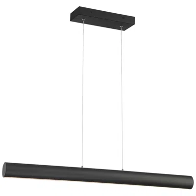 Access Carmel 48" Wide Matte Black Led Island Pendant