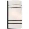 Access Cassi 12" High 2-light Matte Black Wall Sconce