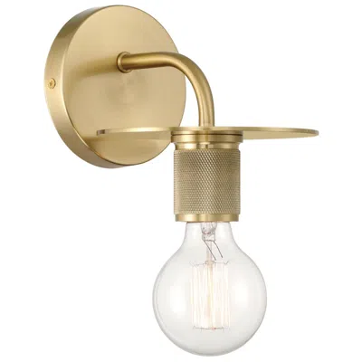 Access Central 6" High Antique Brass Wall Sconce In Gold