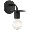 Access Central 6" High Black Wall Sconce
