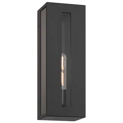 Access Chatham 15" High Black Wall Sconce