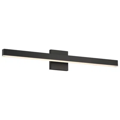 Access Cisco 48" Wide Matte Black 3cct Led Vanity