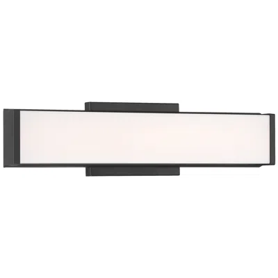 Access Citi - Led Vanity - Matte Black With Acrylic Lens Shade - 35 W