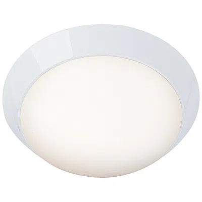 Access Cobalt 11.25" Wide White Flush Mount W/ Opal Glass Shade