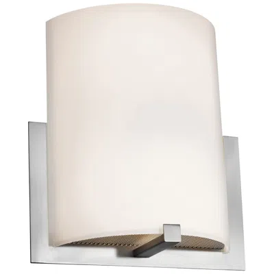 Access Cobalt - Led Brushed Steel Finish - Wall Sconce In White