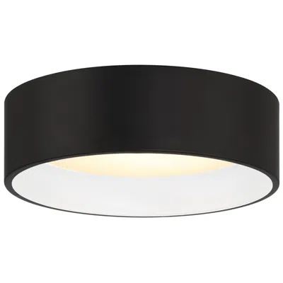 Access Cody 13" Wide Matte Black Led Flush Mount