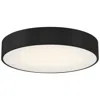 Access Como 17.75" Led Flush Mount - Black