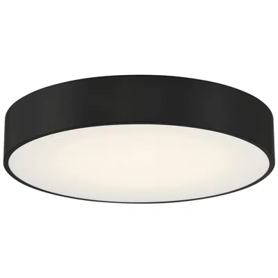 Access Como 21.75" Wide Black 3cct Led Flush Mount