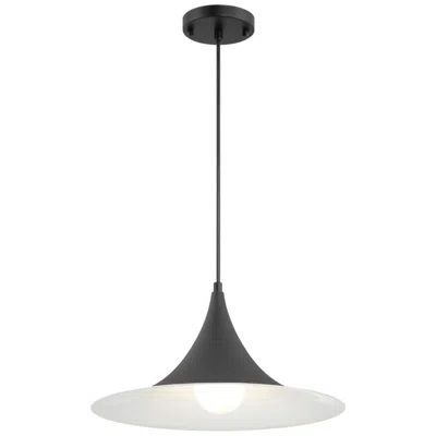Access Costa 15.75" Wide Matte Black  Led Pendant