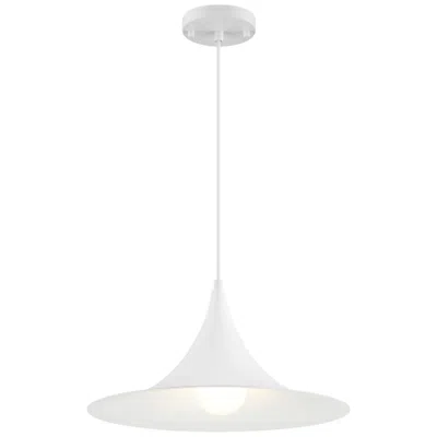 Access Costa 15.75" Wide Matte White  Led Pendant