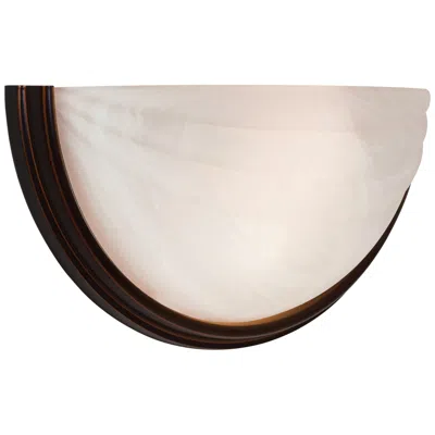 Access Crest 6 1/2" High Oil-rubbed Bronze Metal Wall Sconce