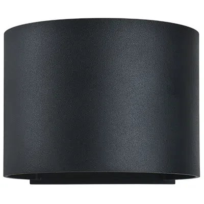 Access Curve 4 1/2" High Black 2-light Led Outdoor Wall Light