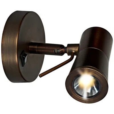 Access Cyprus Ii Bronze Adjustable 4 3/4" High Led Wall Light Sconce