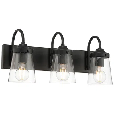 Access Dickens 20.5" Wide 3-light Black Bath/vanity