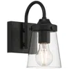 Access Dickens 9.5" High Black Wall Sconce
