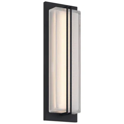 Access Driftwood 19" High Black Led Wall Sconce
