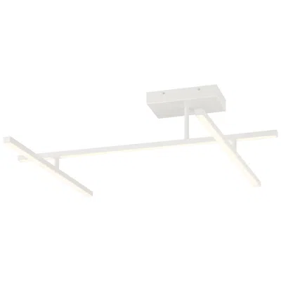 Access Duo - Adjustable Led Semi-flush, Track - Matte White - 29 W