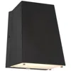 Access Edge Em 7" High Black Led Wall Sconce