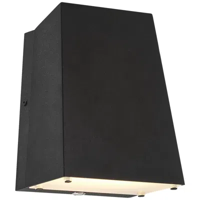 Access Edge Em 7" High Black Led Wall Sconce