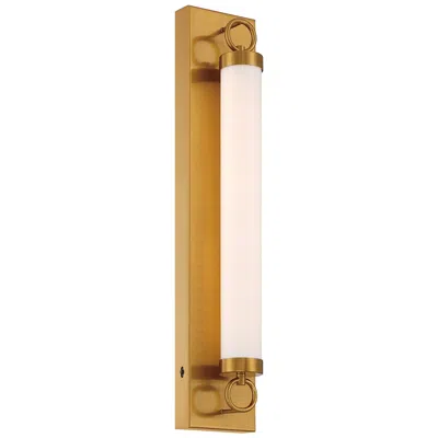 Access Eliza 24" High Antique Brushed Brass Led Wall Sconce