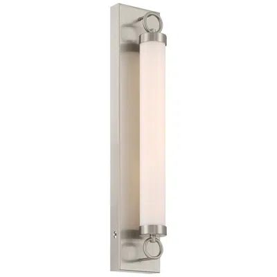 Access Eliza 24" High Brushed Steel Led Wall Sconce