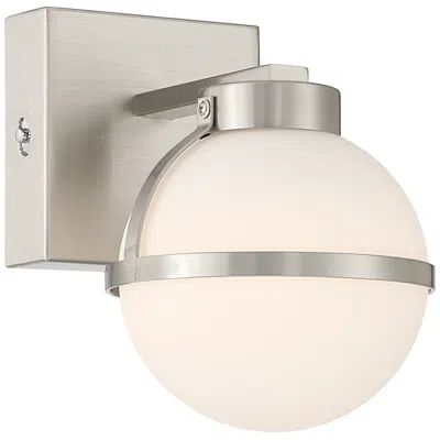 Access Emma 7.5" High Brushed Steel Led Wall Sconce