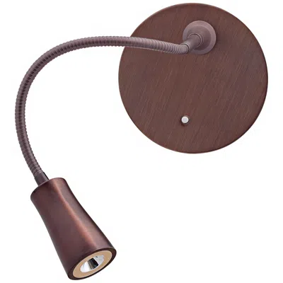 Access Epiphanie Bronze Gooseneck Led Wall Lamp