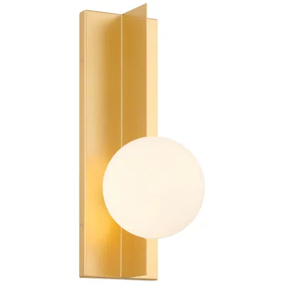 Access Euro 1 Light 16" High Gold Led Wall Sconce