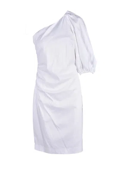 Access Fashion White Cotton Stretch Dress