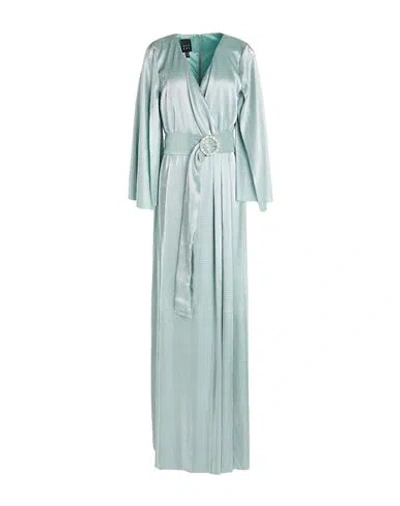 Access Fashion Woman Maxi Dress Light Green Size Xxxl Polyester