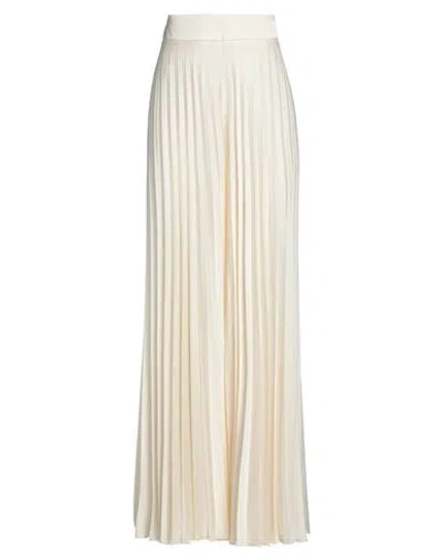 Access Fashion Woman Pants Cream Size Xs Polyester In White