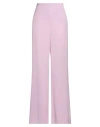 Access Fashion Woman Pants Lilac Size L Polyester In Purple