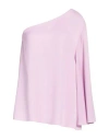 Access Fashion Woman Top Lilac Size L Polyester In Purple