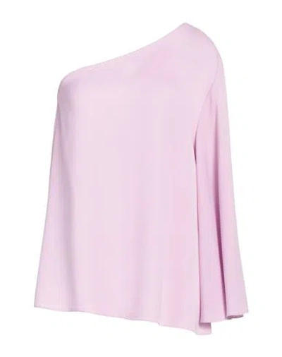 Access Fashion Woman Top Lilac Size L Polyester In Purple