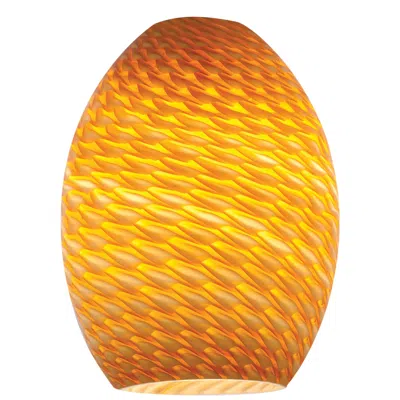 Access Firebird - Brandy Pendant Glass Shade - Amber Firebird Glass Finish