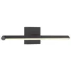 Access Float 18 1/4"w Matte Black Led Adjustable Vanity Bath Light