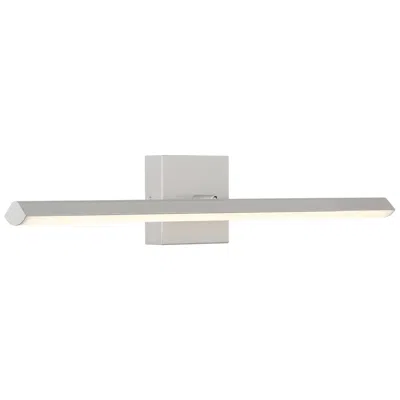 Access Float 18.25" Wide Silver Adjustable Led Vanity Light With Acrylic Lens