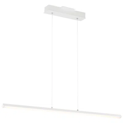Access Float 48" Wide Matte White Led Island Pendant Light