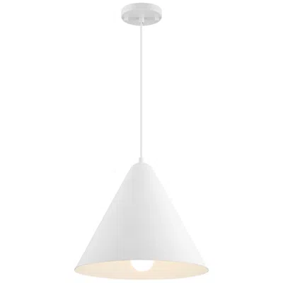 Access Ford 14.25" Wide Matte White  Led Pendant