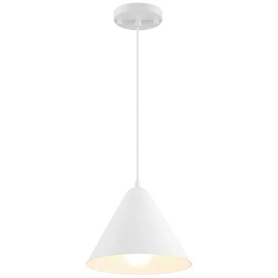 Access Ford 9 3/4" Wide Matte White Led Mini Pendant