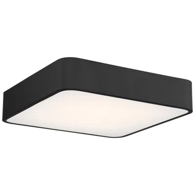 Access Granada 15 3/4" Wide Black Metal Square Led Ceiling Light