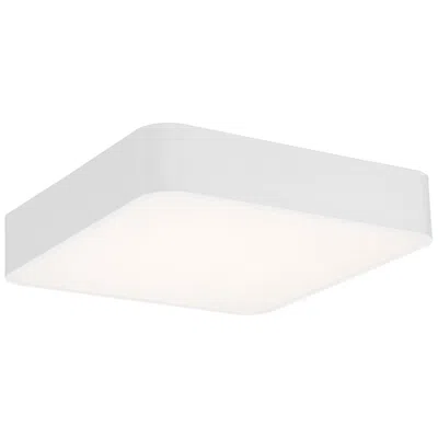 Access Granada 15 3/4" Wide White Metal Square Led Ceiling Light