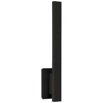 Access Haus 21" High Matte Black Metal Led Wall Sconce