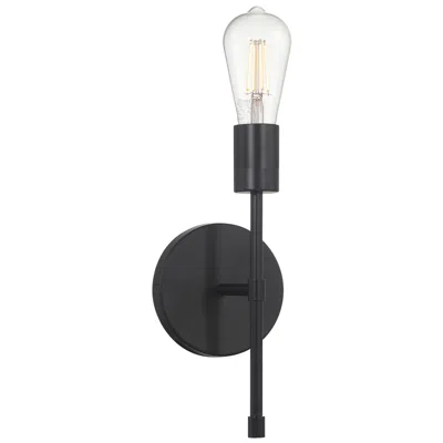 Access Iconic Ii 11" High Matte Black Led Wall Sconce