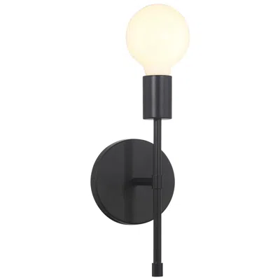 Access Iconic Ii G 11" High Matte Black Led Wall Sconce