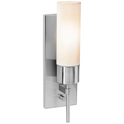 Access Iron 14 1/2" High Brushed Steel Wall Sconce In Silver