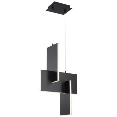 Access Joinery 14" Wide Black Led Pendant