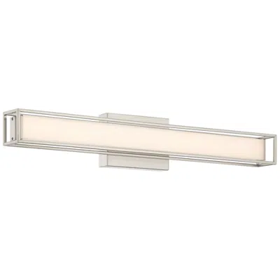 Access Justine 24" Wide Brushed Steel Led Bath/vanity