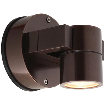 Access Ko 4" High Bronze Metal Led Outdoor Wall Light Spotlight